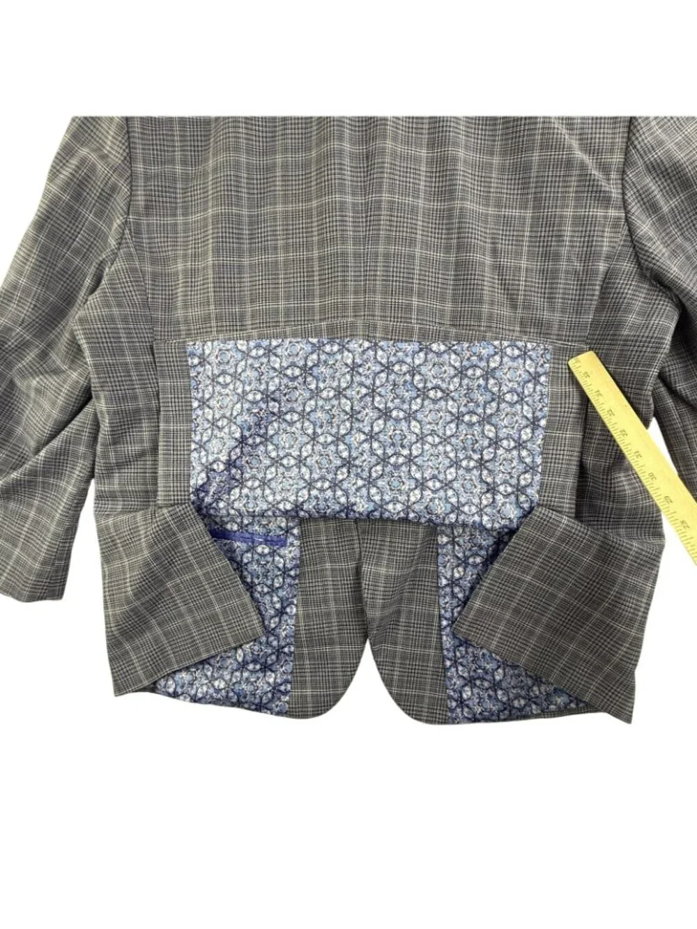 Oak Hill Blazer Mens 2XLT Blue Check Sport Coat Big & Tall Lined Jacket Business
